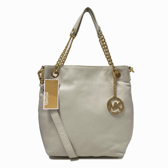 Michael by Michael kors White Jet Set Chain Tote - Picture 1 of 11